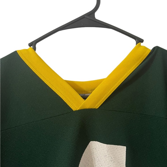 NFL Logo 7 Athletic Green Bay Packers Brett Favre 4 Jersey Large 46-48 - Picture 5 of 12